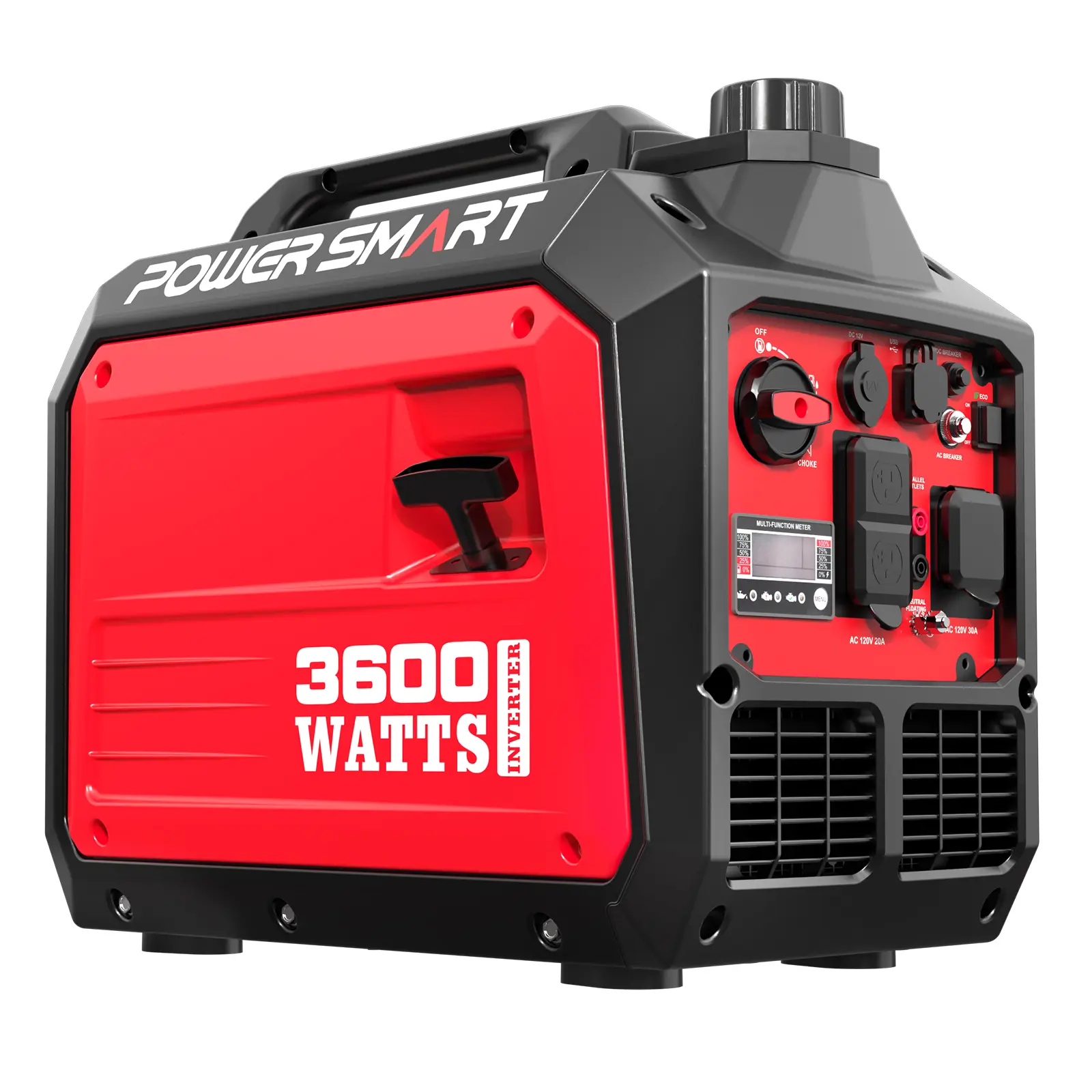3600 Watt Quiet Portable Inverter Generator,RV Ready 30A Outlet,Parallel Capable,Emergency Use Camping, EPA Compliant,Hurricane, Emergency,Safe & Long-lasting usage,All Season