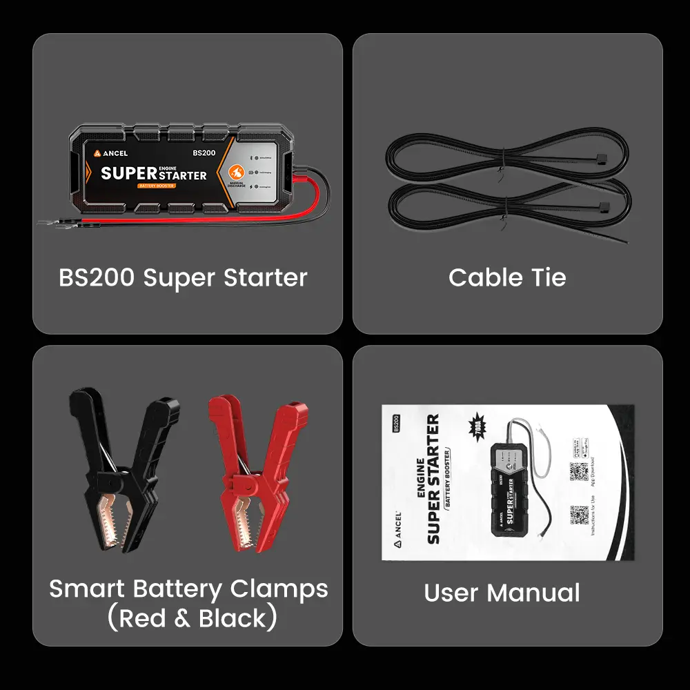 BS200 Super Capacitor Jump Starter