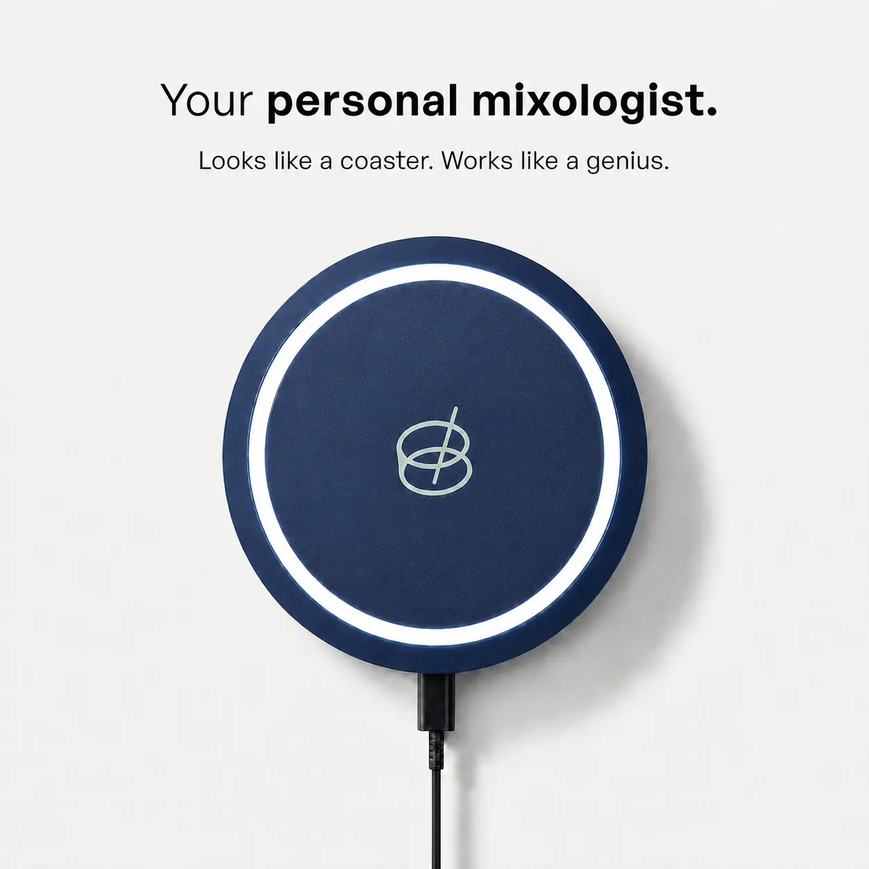 Smart Cocktail Coaster 2.0 – Automated Drink Mixing Guide with Interactive Lighting for Home Bars