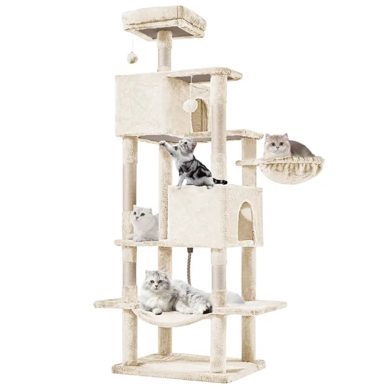 Cat Climbing Shelf, Post Cascading Cat Climbing Shelf