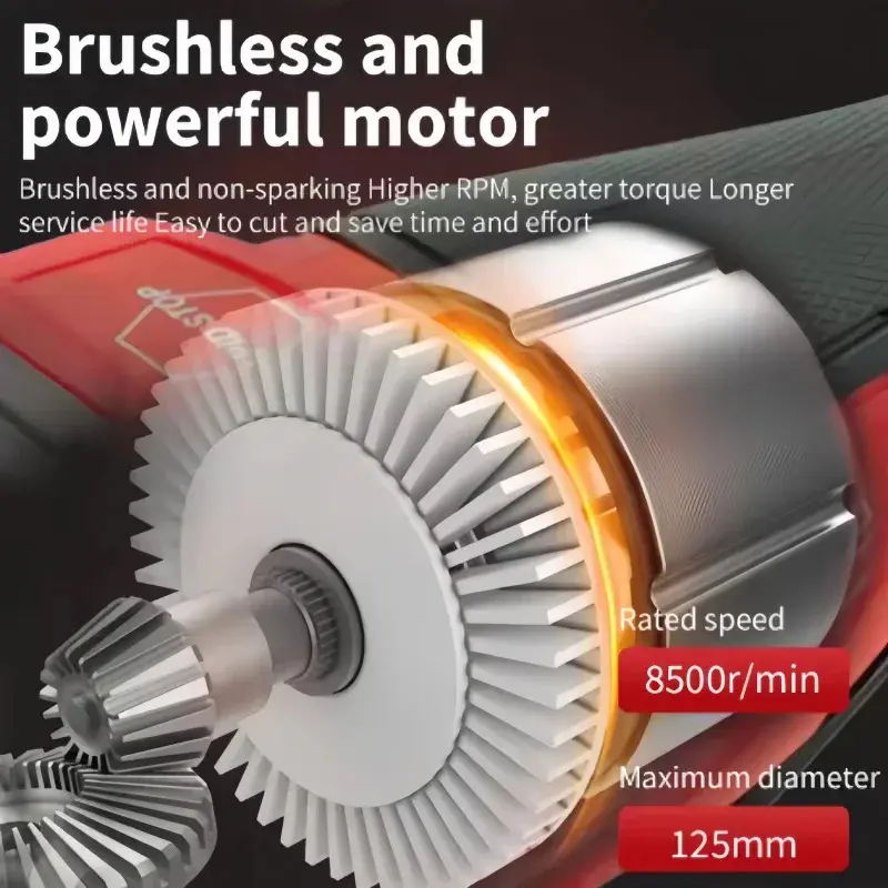 Brushless Electric Angle Grinder