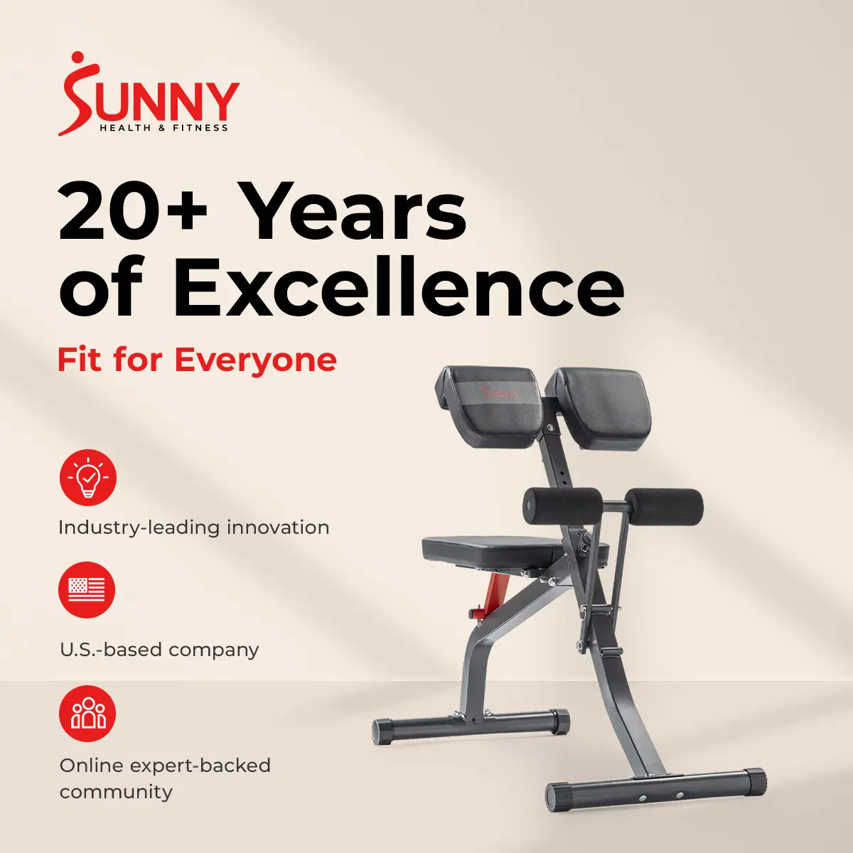 Adjustable Roman Chair Hyperextension Bench – Foldable Back, Core & Glute Training Equipment for Home Gym Workouts