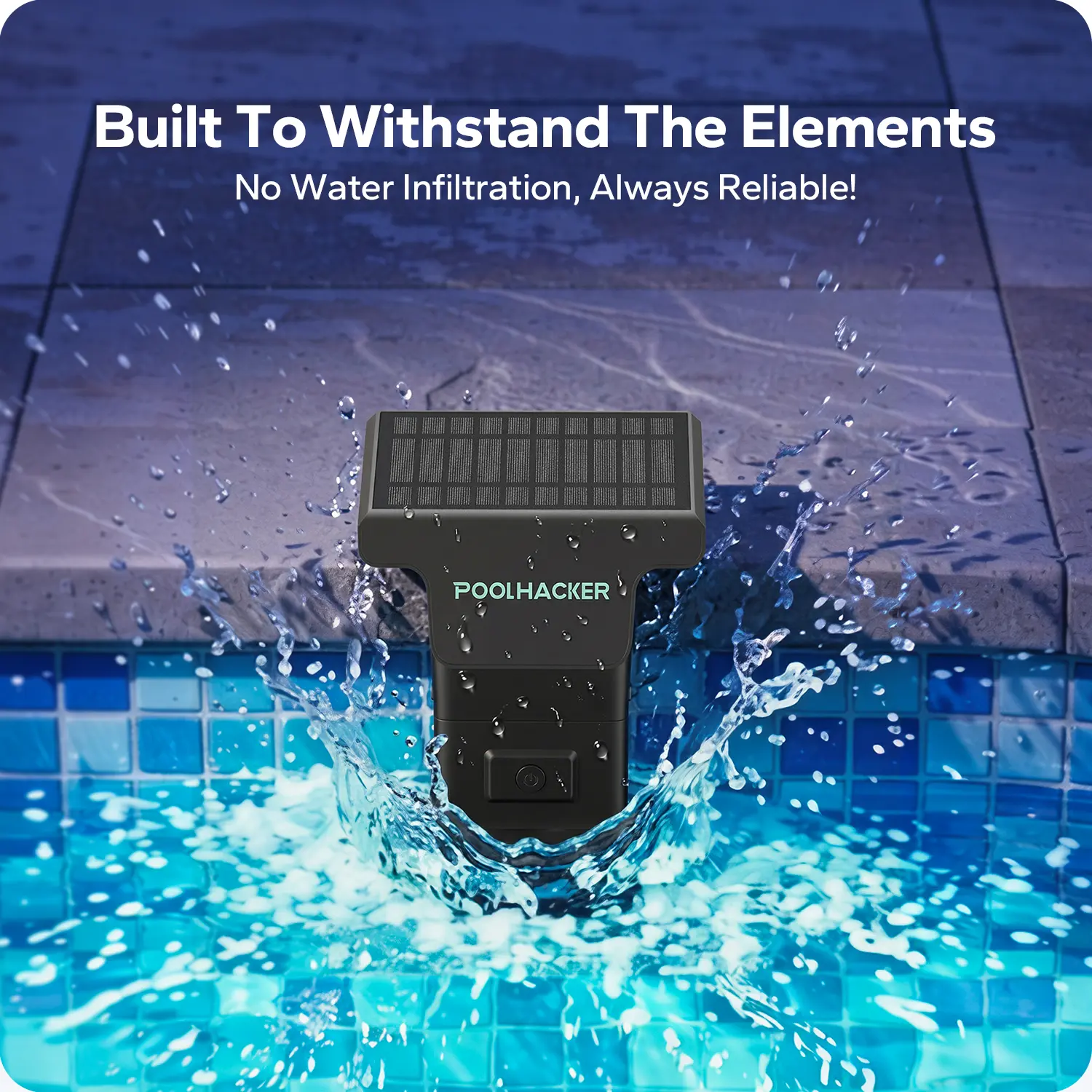 Poolside Solar light