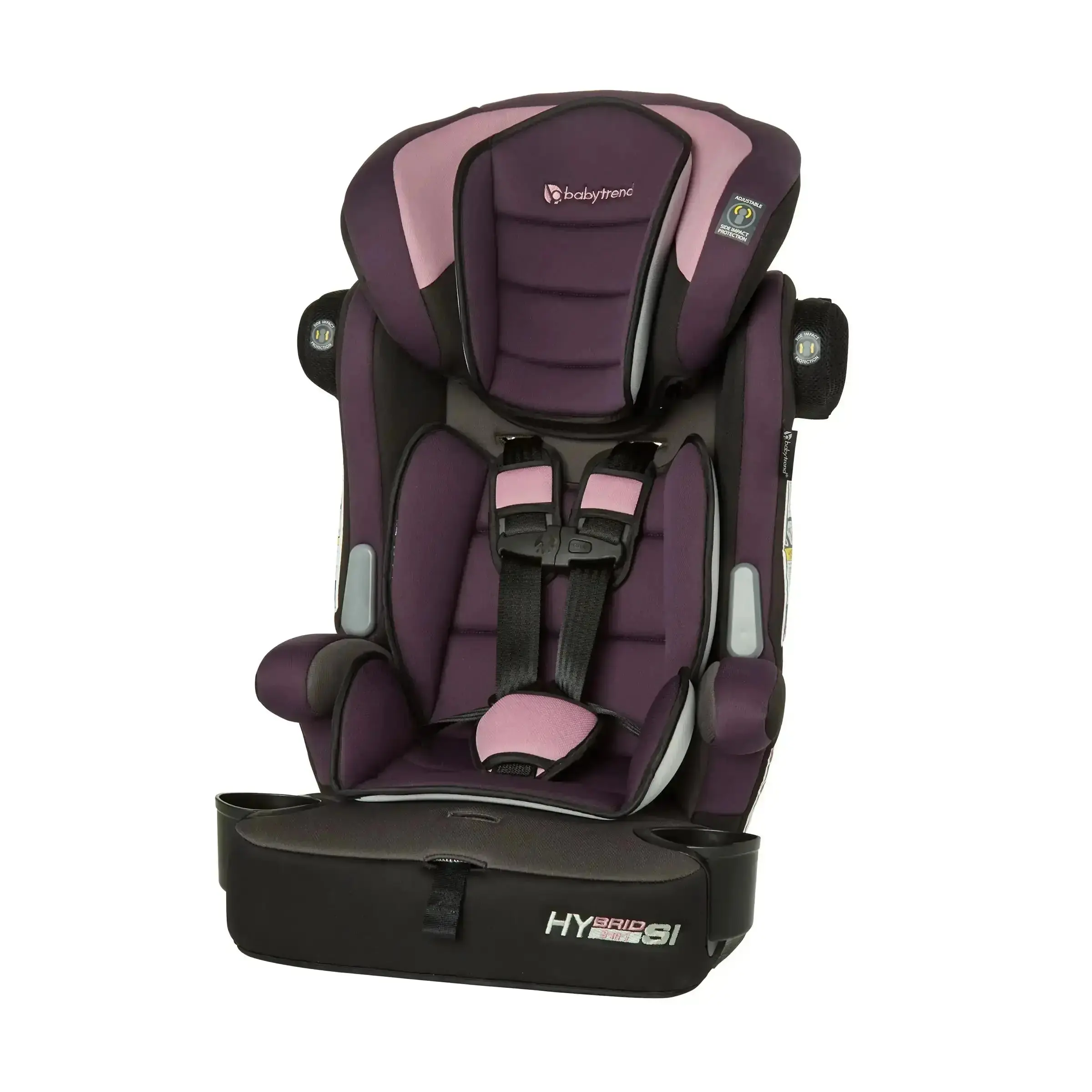 3-in-1 Booster Car Seat with Side Impact Protection & Reversible Inserts Forward Facing Cup Holders