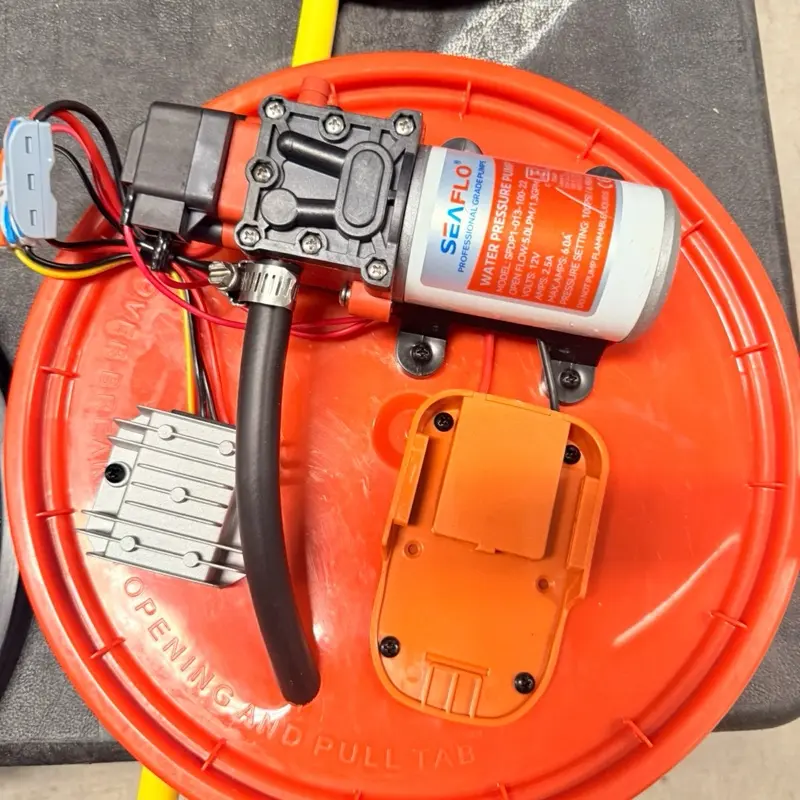 Portable 12V Bucket Sprayer System