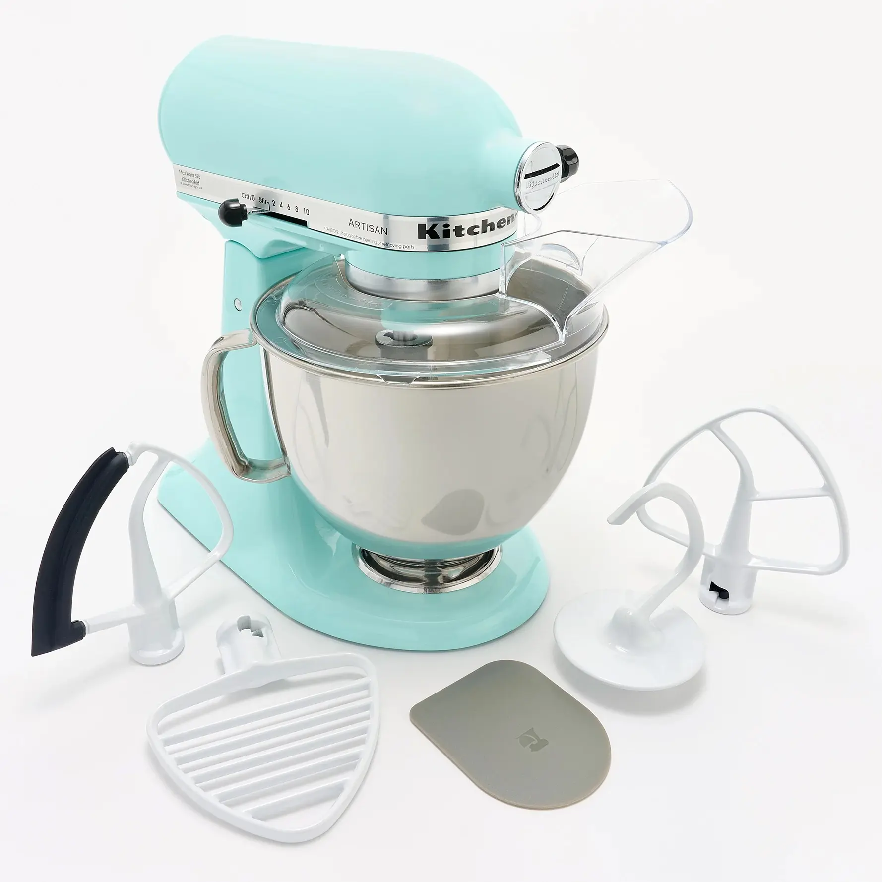 5QT Artisan Stand Mixer – Powerful Kitchen Mixer with Pastry Beater & Flex Edge Beater for Effortless Baking