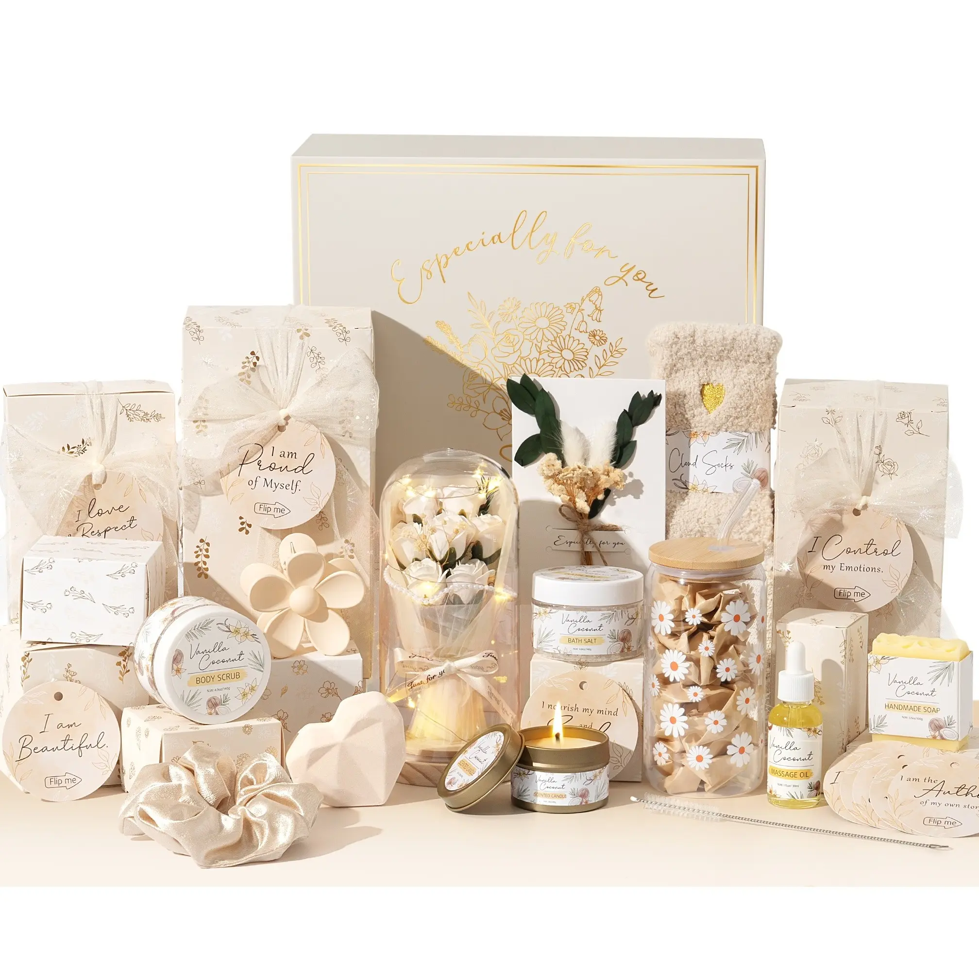 mothersdaygift for Women – Birthday Gift Basket for Teen Girls,  Fun Empowering Challenge Tasks, Perfect Self-Care Spa Set for Mom, Wife, Daughter, Niece, or Sister