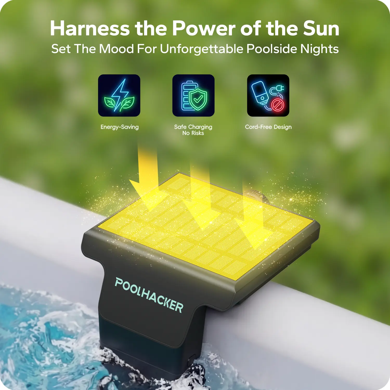 Poolside Solar light
