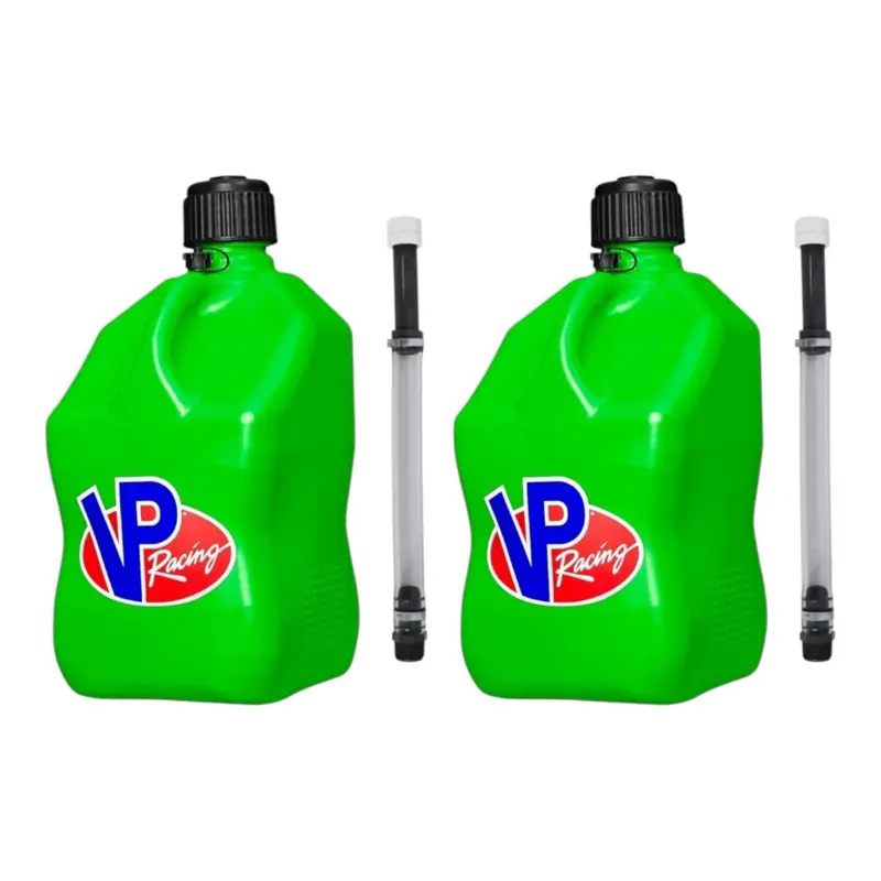 2 PACK 5.5 Gallon Plastic Utility Jug – Heavy-Duty, Leak-Proof with Quick-Flow Spout for Automotive & Motorsport Use