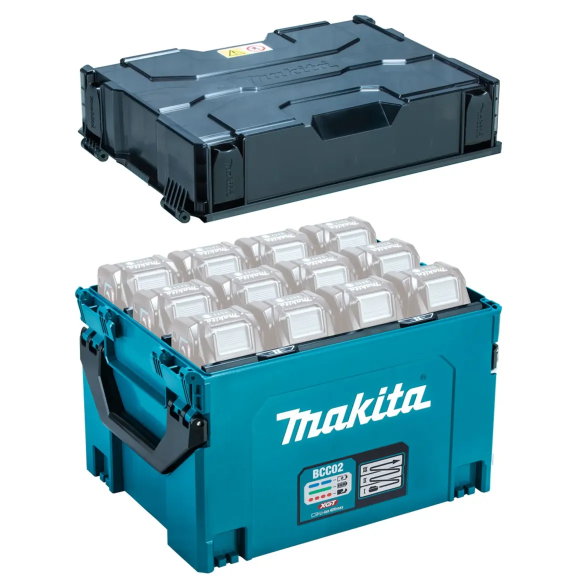 Multiple Battery Charger Makita BCC02 1914U0-3 40V