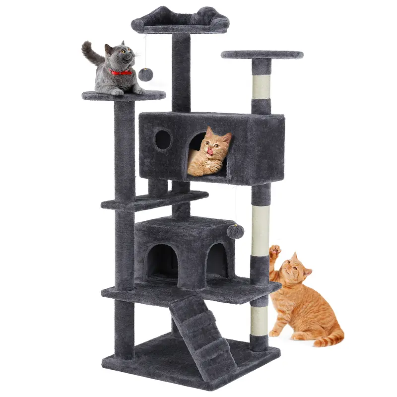Cat Climbing Shelf, Post Cascading Cat Climbing Shelf