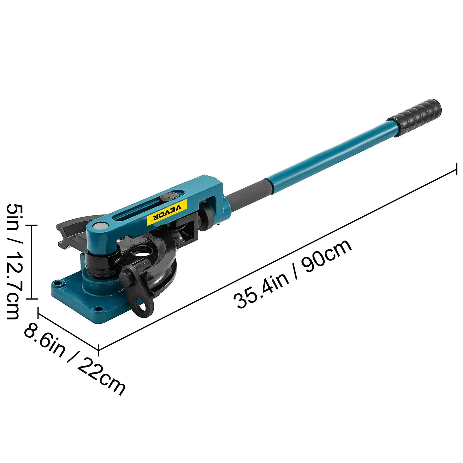 Manual Pipe Tube Bender Set 3/8", Summervibes, 1/2", 9/16", 5/8", 3/4", 7/8", 1" W/Dies