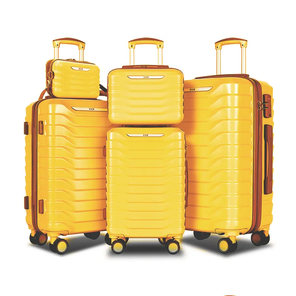 Expandable Luggage Sets 9pcs/8pcs/7pcs/4pcs Suitcase Sets With Water-Proof and Expandable Layer Makeup Bag Side Hooks And TSA Lock