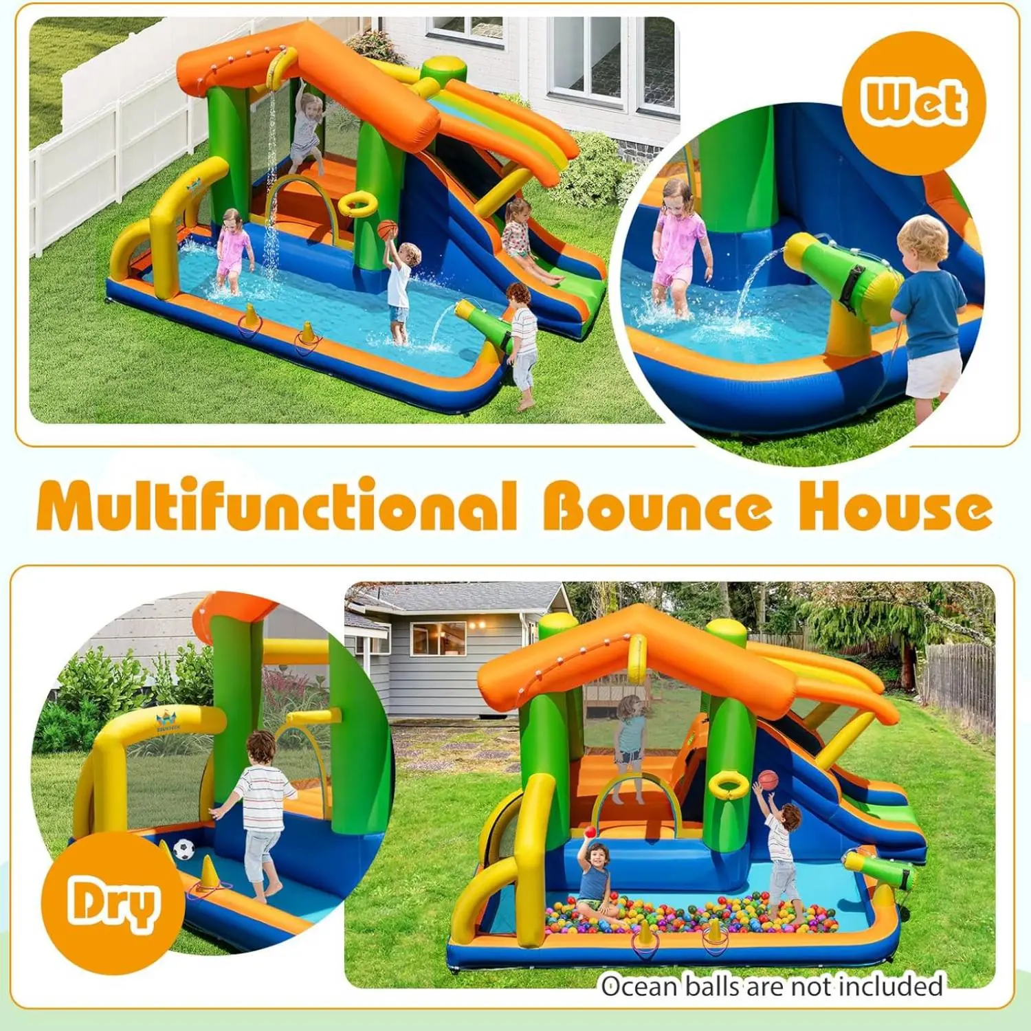 2-Tier Kids Water Table – 100PCS DIY Waterways Playset with Pump for Backyard, Beach & Poolside Summer Fun