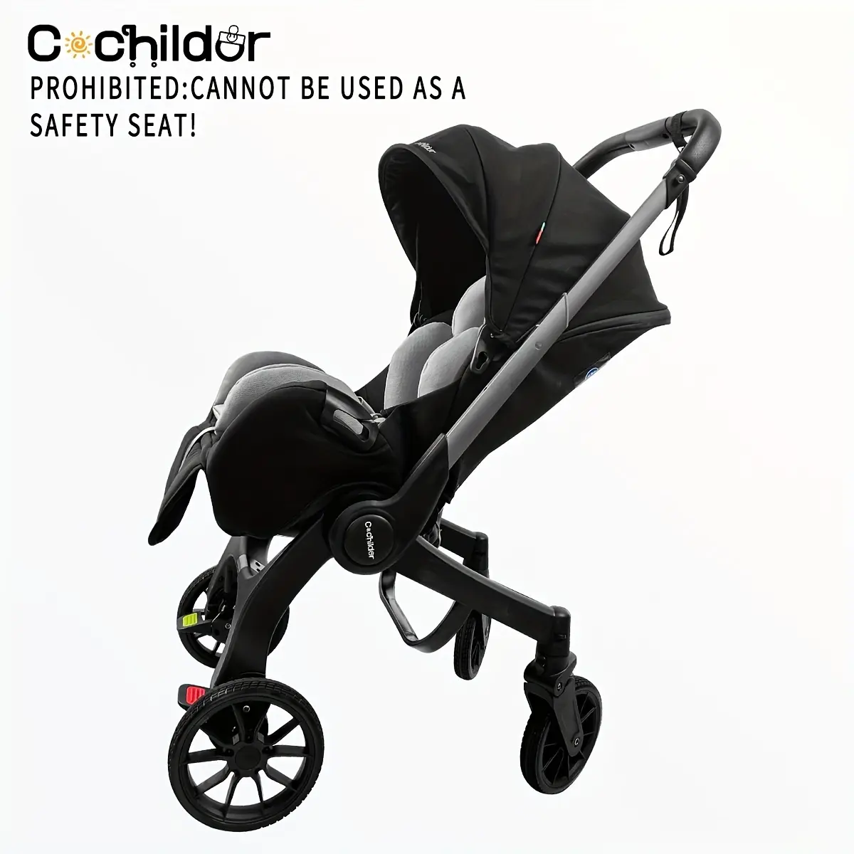 All-in-1 Convertible Baby Stroller – Reversible Seat, Lightweight, Compact Folding Travel Stroller