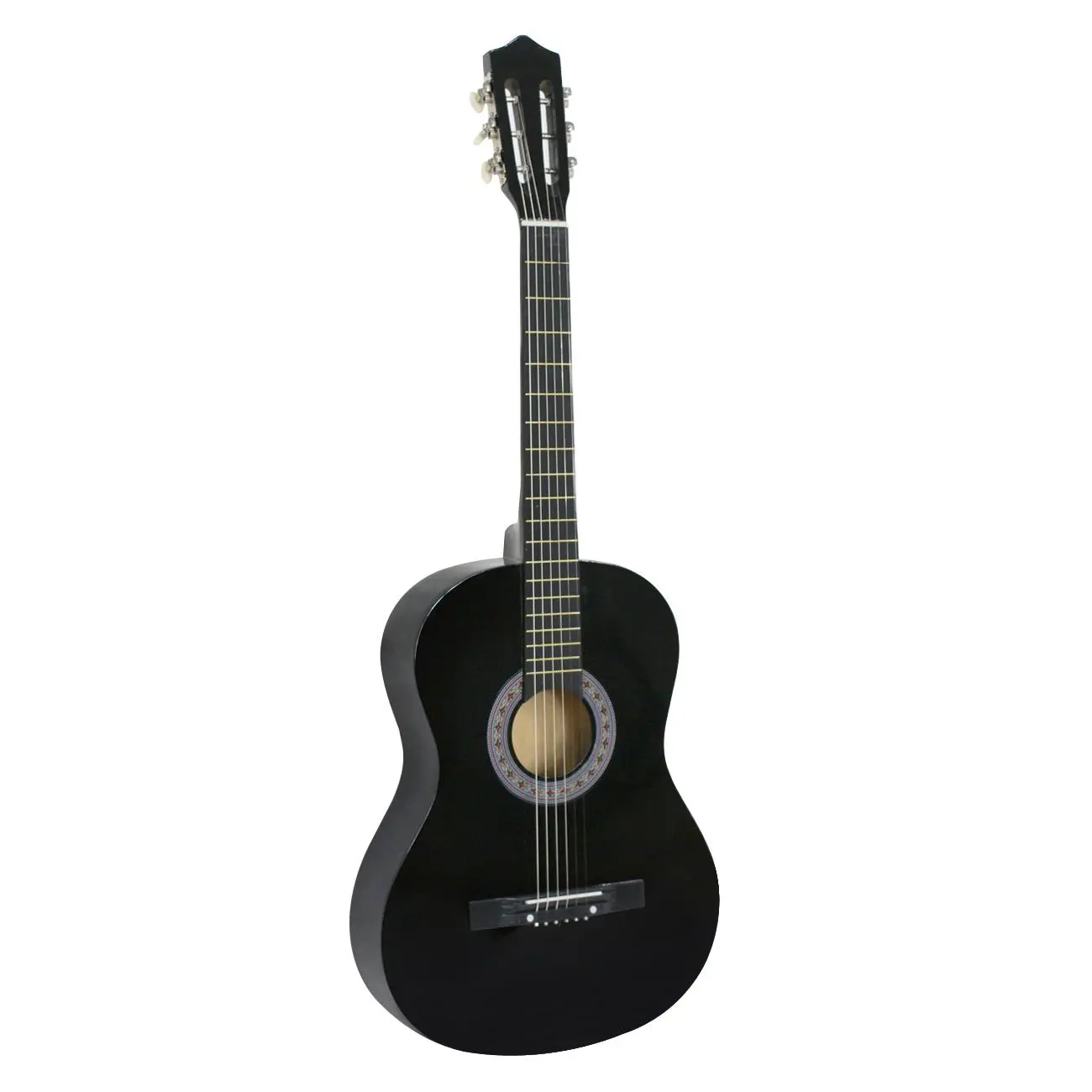 38" Acoustic Guitar for Beginners - Full Set with Case, Strap, Tuner, Guitar Picks and Travel-Friendly Design, Acoustic Guitar Full Set