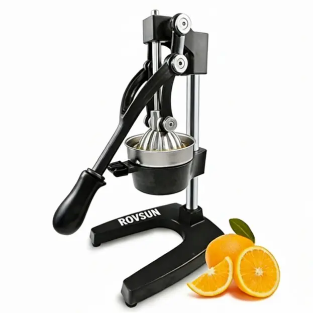 Professional Citrus Juicer Lemon Squeezer, Commercial Manual Fruit Press Juicer for Lemon Pomegranate Orange Juice, Heavy Duty Hand Press Orange Juicer Press and Lime Squeezer Stand summervibes