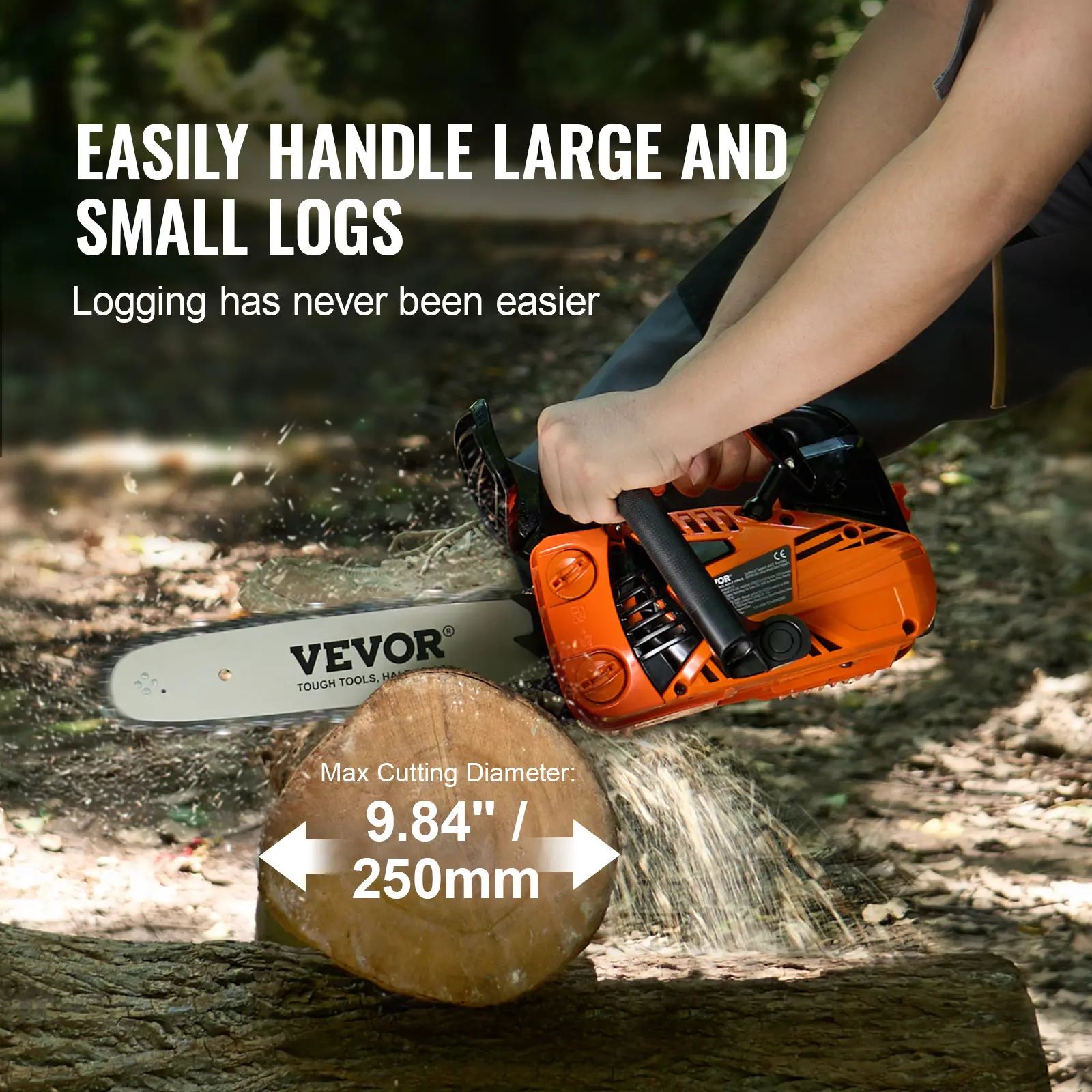 【Summervibes】Gas Chainsaw, Various specifications, Gasoline Powered Chain Saw, Handheld Cordless Petrol Chainsaws
