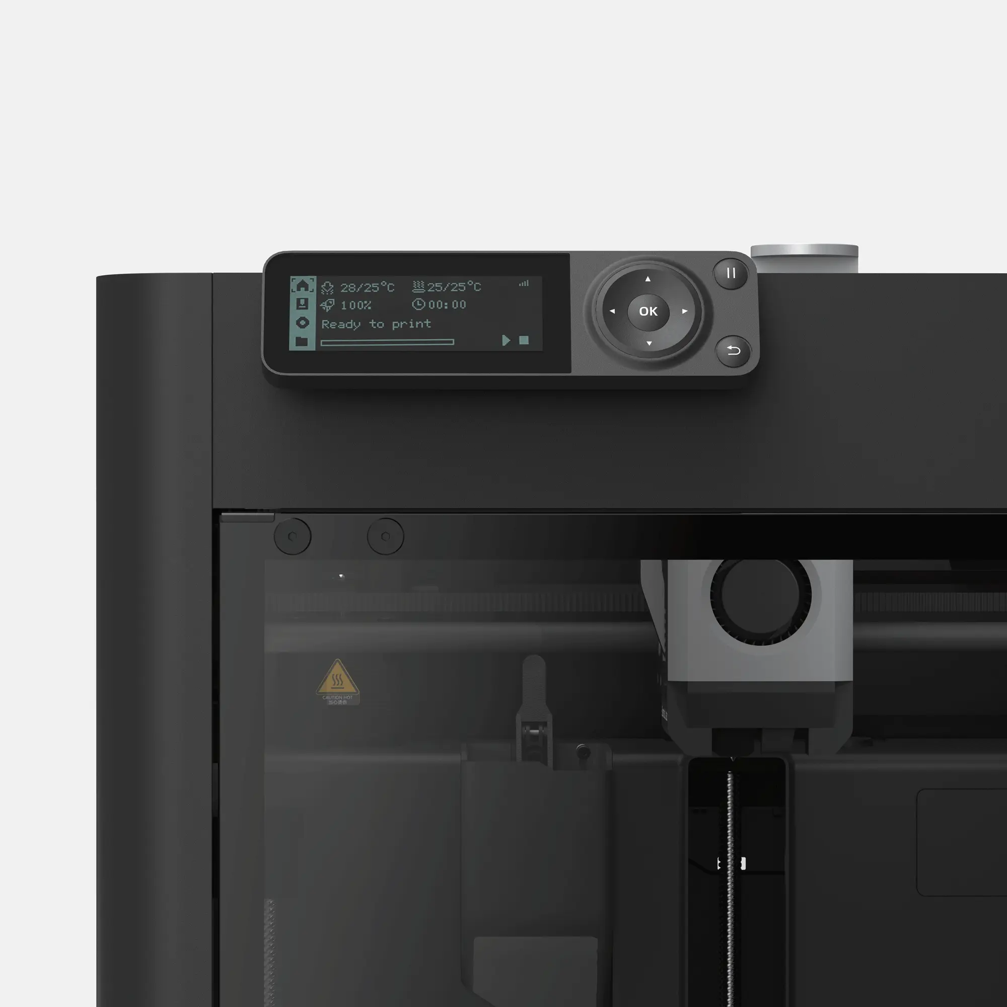 3D Printer, P1S Combo (with AMS), Support Up to 16 Colors/Multi Materials, 500mm/s Fast Printing & High Precision, CoreXY & Auto Bed Leveling, Ready-to-Use FDM 3D Printers Large Print Size