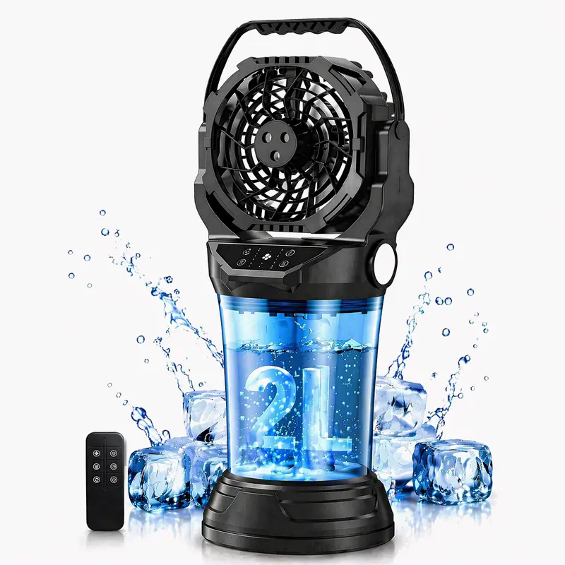 38000mA Portable Misting Fan