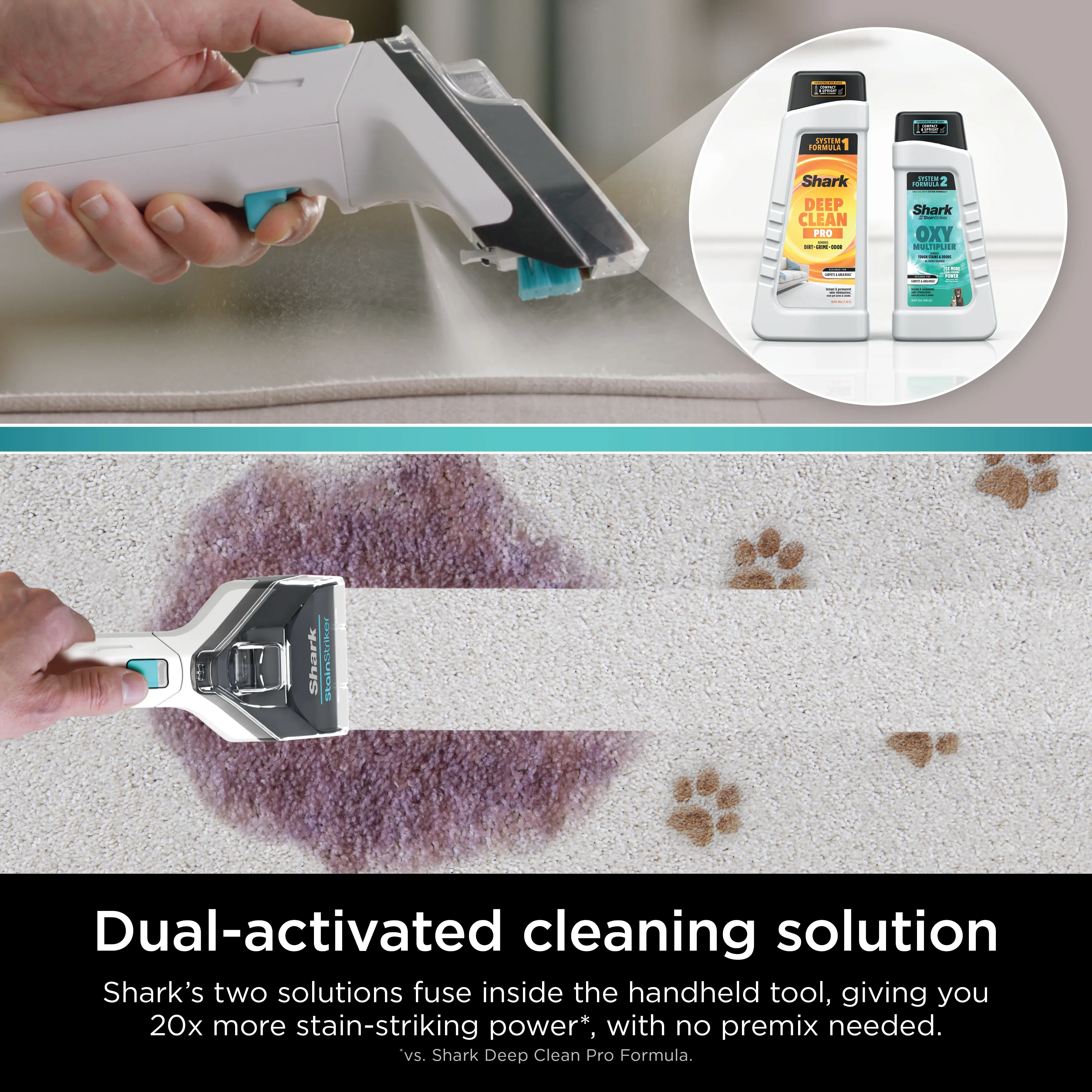 Shark CarpetXpert with StainstrikerUpright Deep Carpet Cleaner - EX201