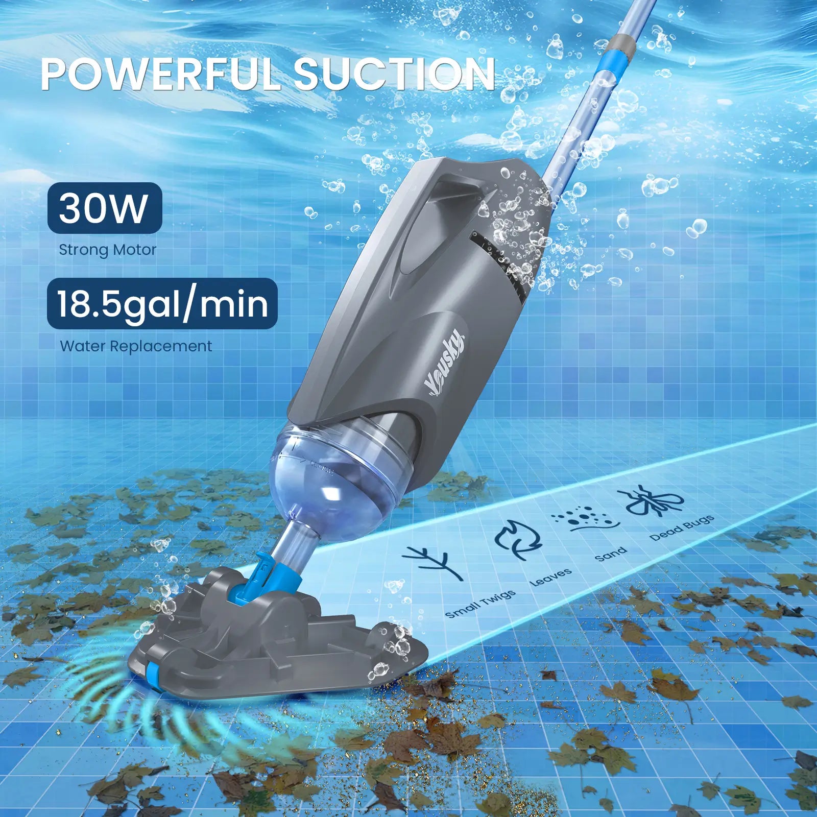 H11 Handheld Pool Vacuums Cordless