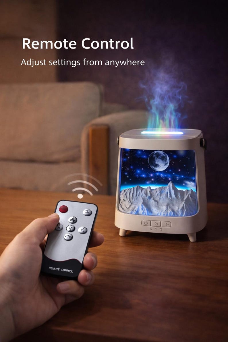 Aurora Glow Aroma Diffuser | Color Changing Humidifier, Relaxation Decor