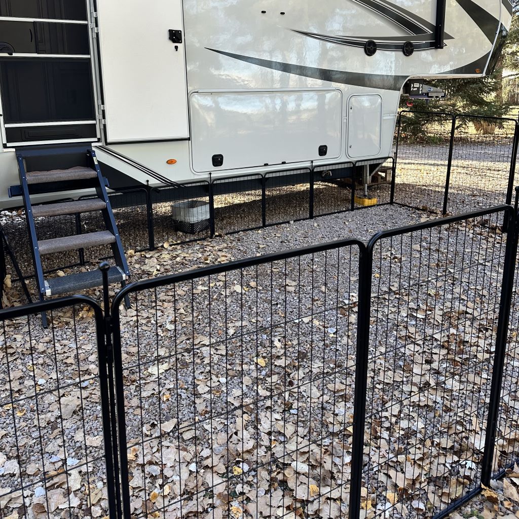 Dog Playpen – Quick Setup for RV Camping