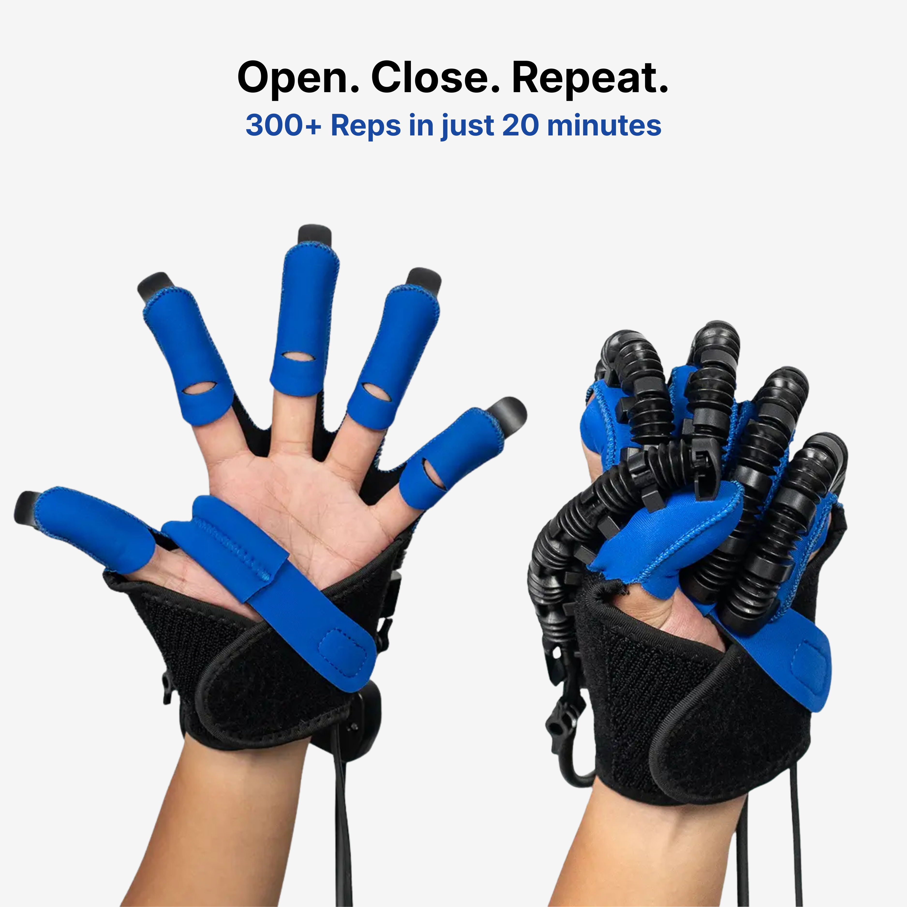 Smart bionic mechanical gloves, suitable for arthritis, cerebral palsy, hemiplegia, tendon sheathitis, and postoperative rehabilitation, promote blood circulation