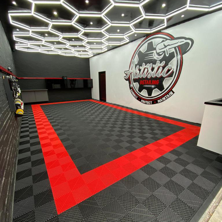 Vented Garage Floor Tiles - Per M2