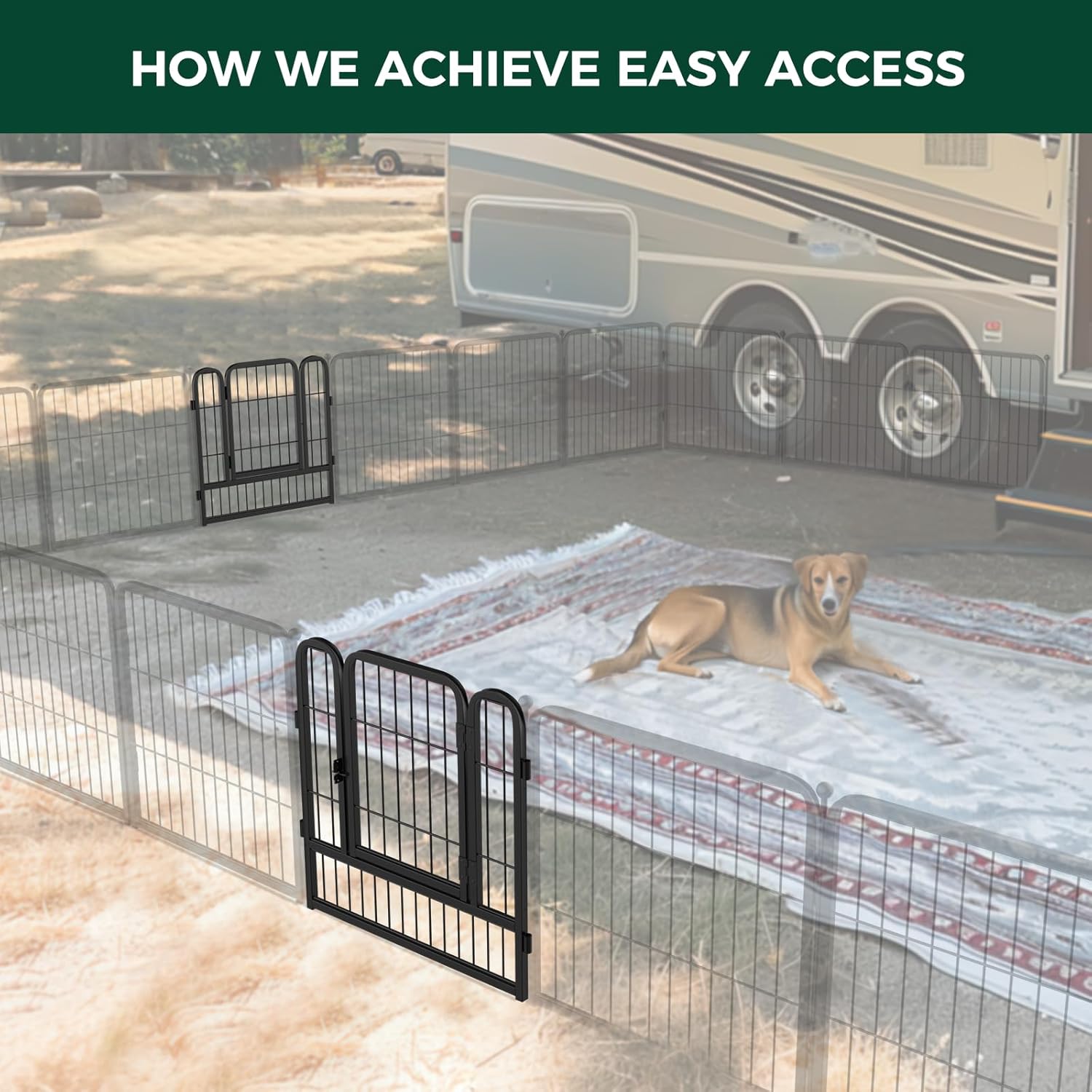 Dog Playpen – Quick Setup for RV Camping