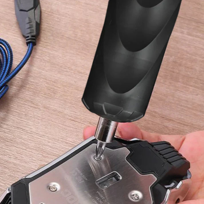 3.6V Mini Cordless Electric Screwdriver Rechargeable with LED Light and Magnetic Bits for Home DIY and Repairs Tools