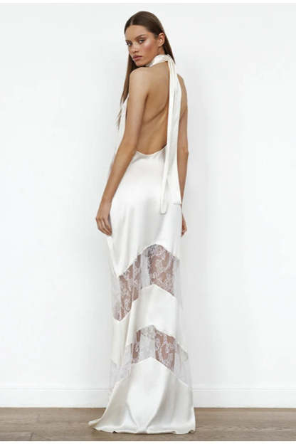 Vintage Lace Long Evening Boho Dress