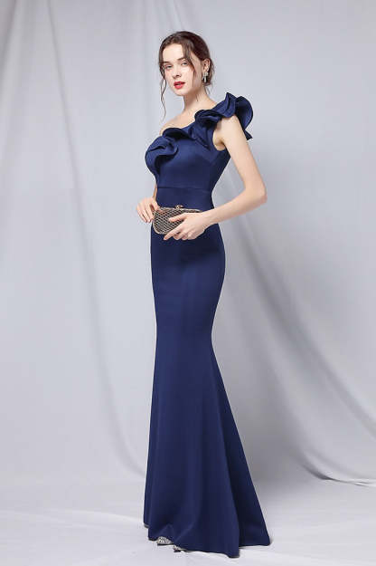 Off Shoulder Mermaid Maxi Party Dress