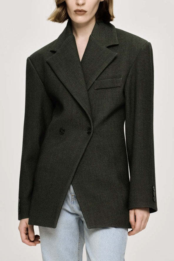 Lapel Relaxed Fit Blazer