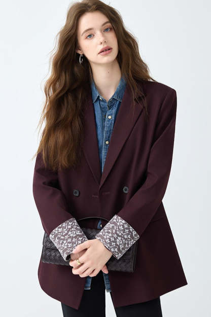 Loose Fit Long Sleeve Blazer