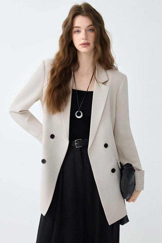 Loose Fit Long Sleeve Blazer