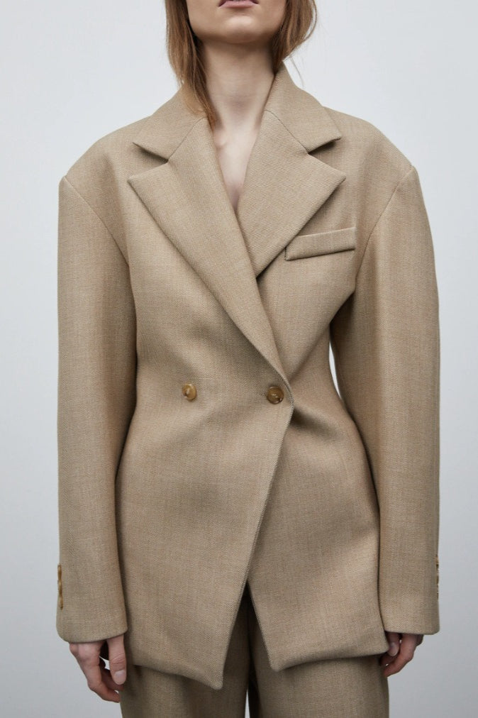 Lapel Relaxed Fit Blazer