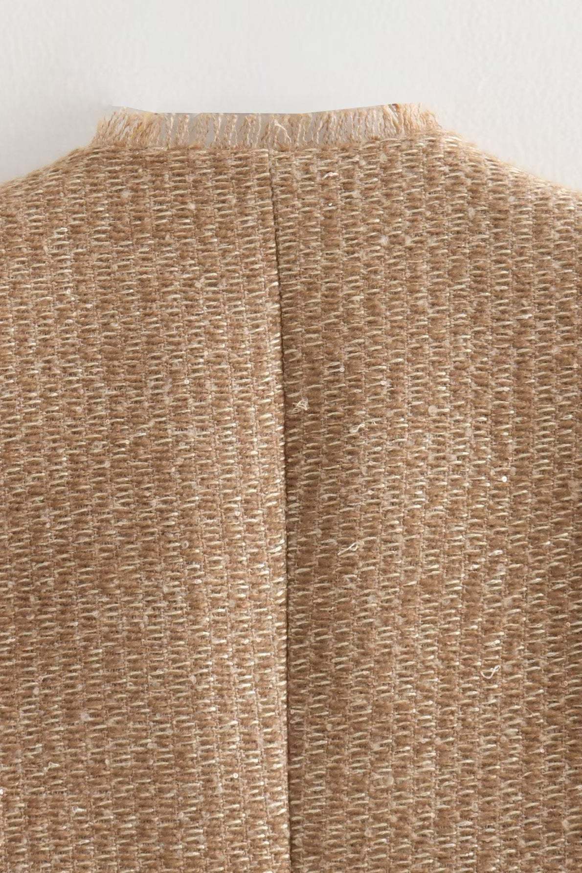 Tweed Single Breasted Short Coat coats