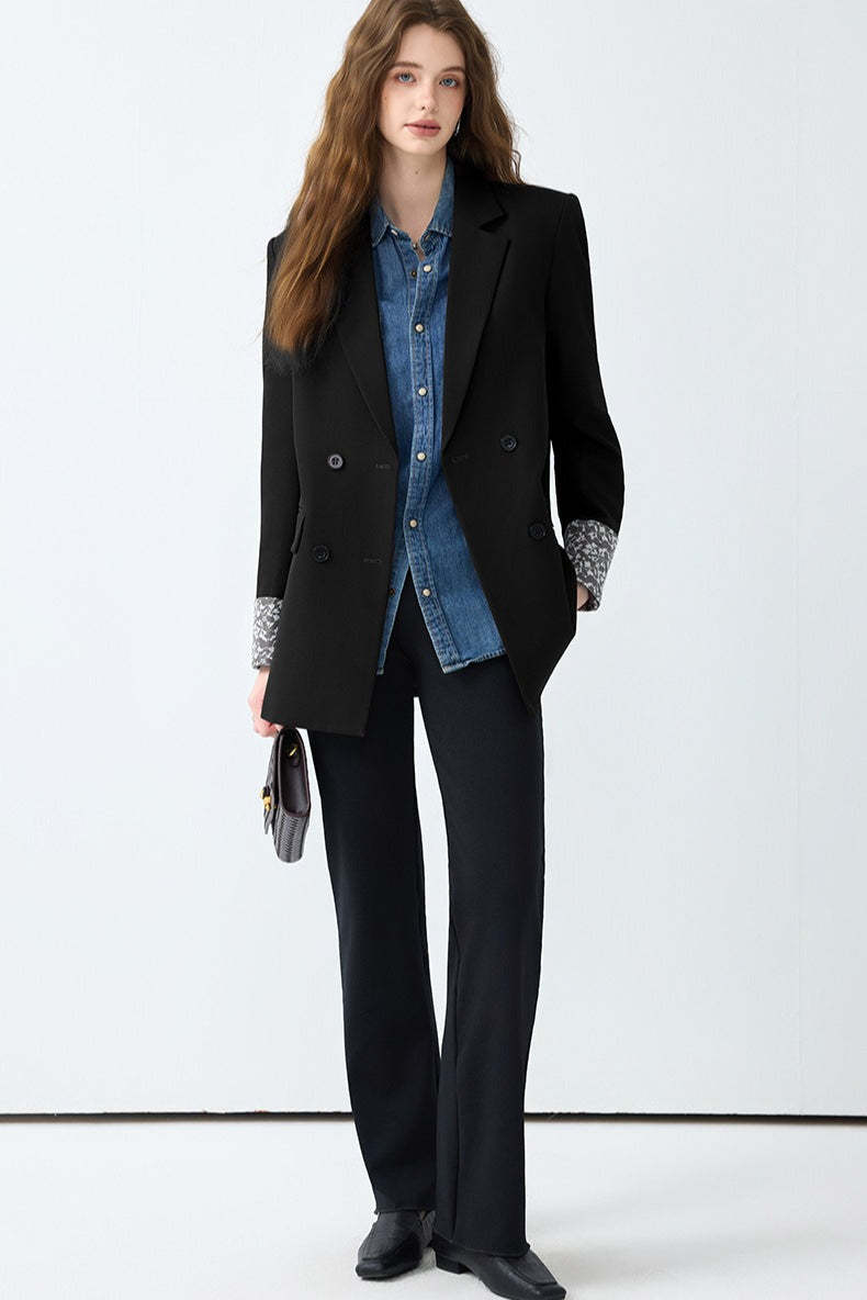 Loose Fit Long Sleeve Blazer