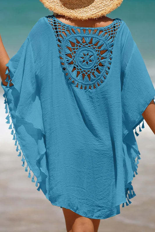 Crochet Cover Up Boho Dress