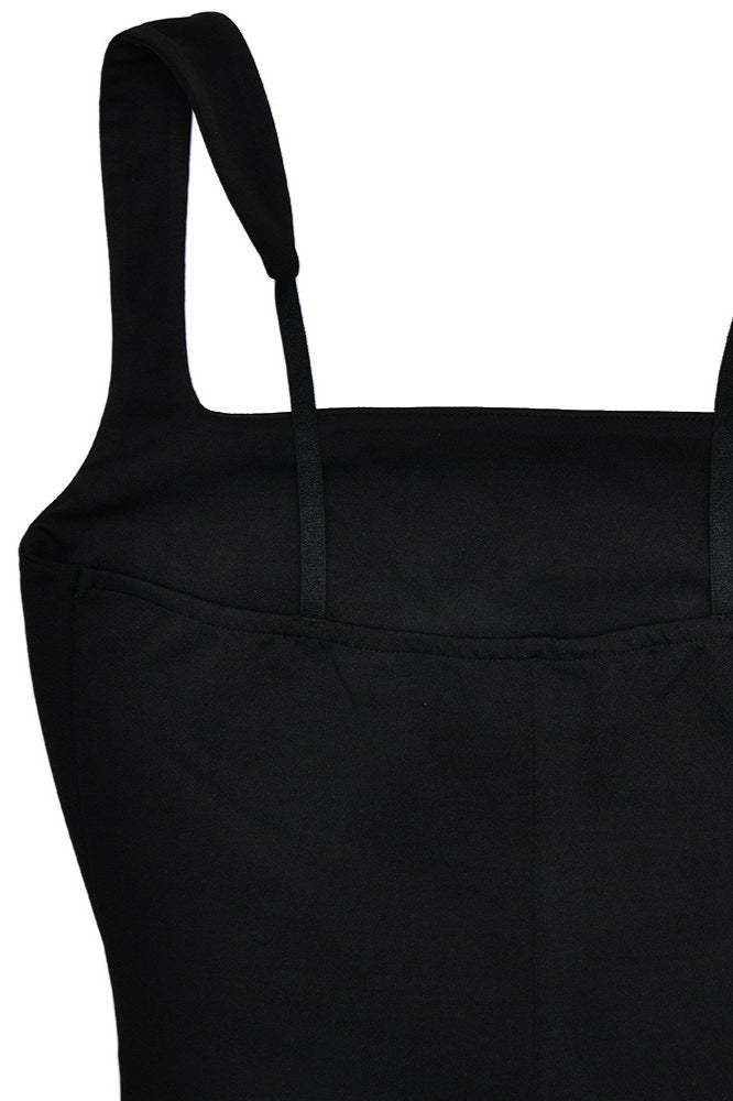 Sexy Spaghetti Strap High Slit Maxi Party Dress