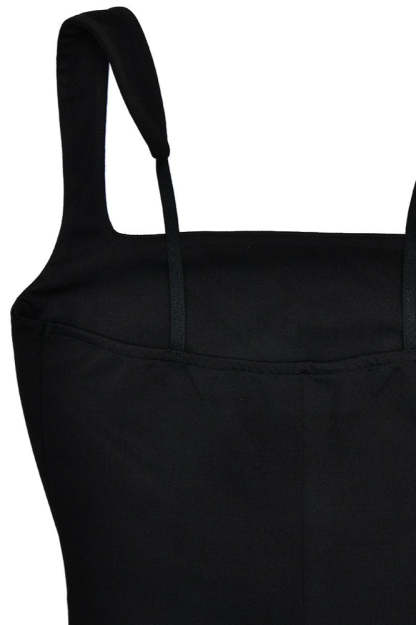 Sexy Spaghetti Strap High Slit Maxi Party Dress