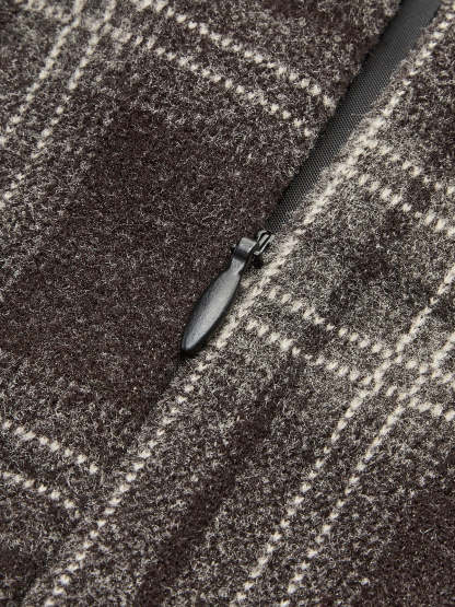 Plaid Tweed Mini Skirt Skirts