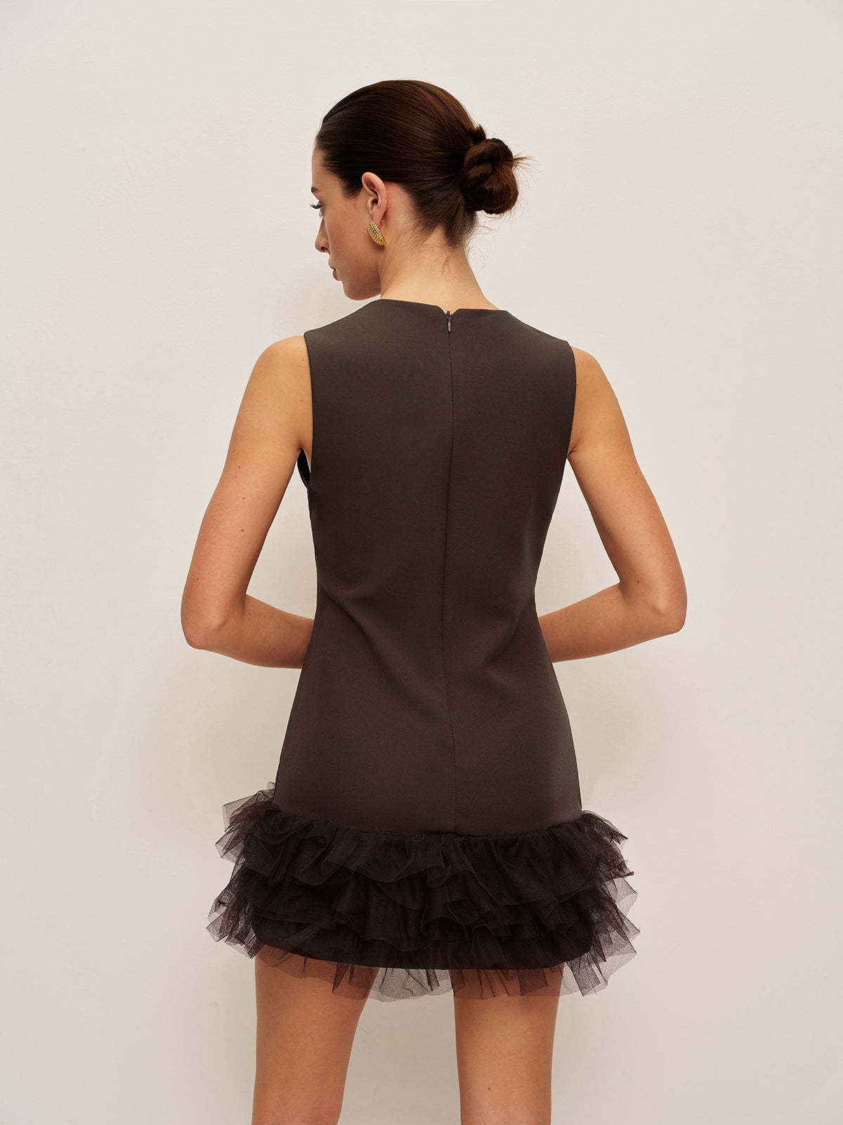 Ruffled Hem Sleeveless Dress Dresses