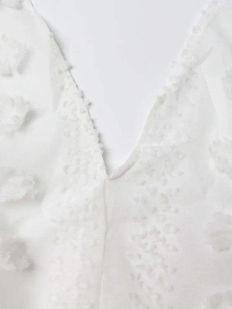 Halter Floral Mesh Patchwork Boho Dress