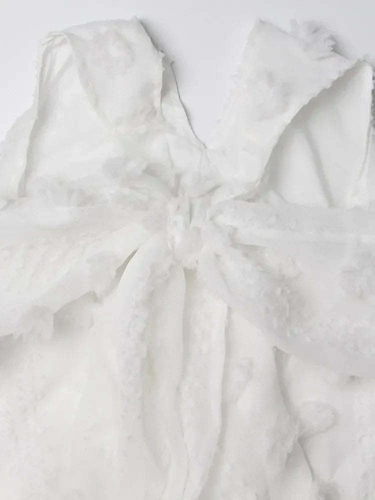 Halter Floral Mesh Patchwork Boho Dress