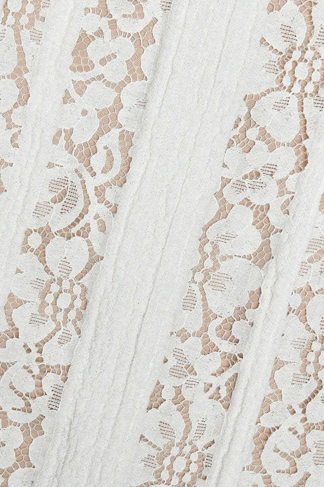 Off Shoulder Lace Bodycon Boho Dress