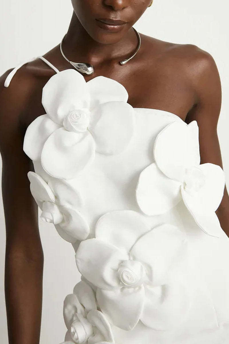 Patchwork Applique Boho Dress