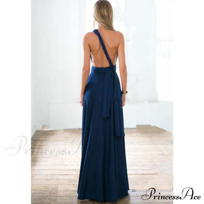 Alexandra Satin Lace Charming Back A-Line Dress S.o. Long Dresses